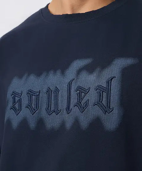 Blue Drift Oversized T-Shirts