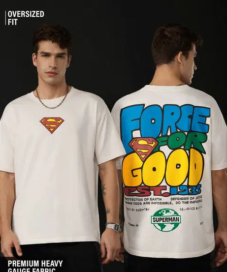 Superman Force For Good Oversized T-Shirts