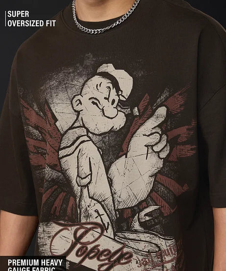 Popeye Wings Super Oversized T-Shirts