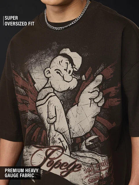 Popeye Wings Super Oversized T-Shirts