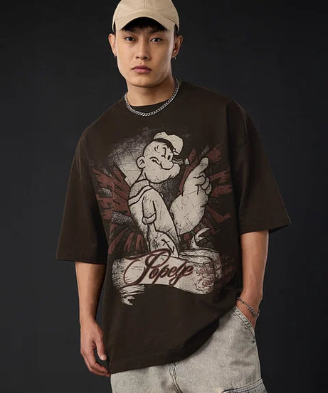 Popeye Wings Super Oversized T-Shirts