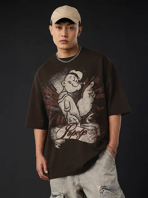 Popeye Wings Super Oversized T-Shirts