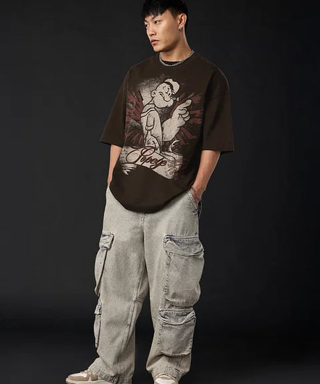 Popeye Wings Super Oversized T-Shirts