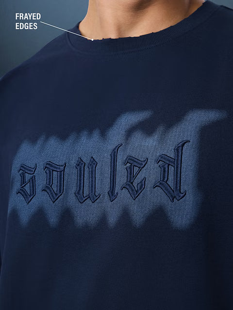 Blue Drift Oversized T-Shirts