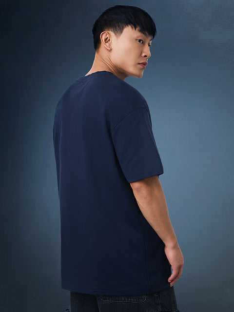 Blue Drift Oversized T-Shirts
