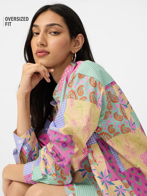 Pink Love Women Boyfriend Shirts