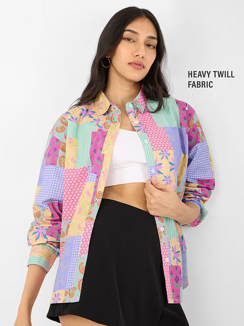 Pink Love Women Boyfriend Shirts