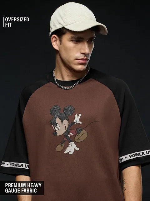 Mickey Mouse Power Up Super Oversized T-Shirts