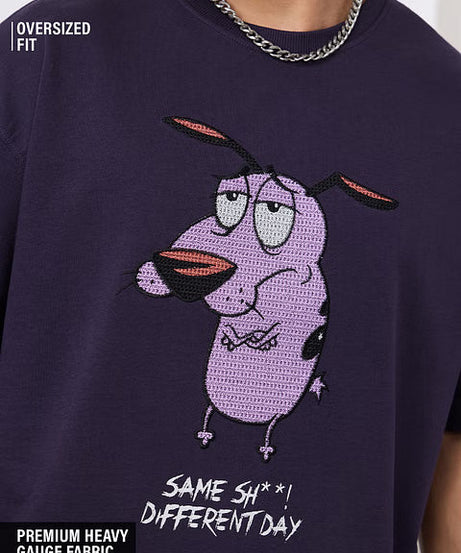 Courage Different Day Oversized T-Shirts