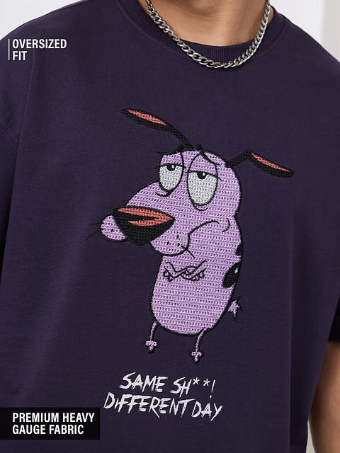 Courage Different Day Oversized T-Shirts