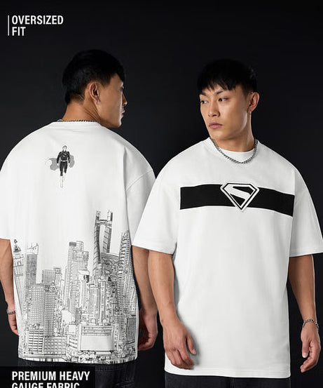 Superman Fly Up Oversized T-Shirts