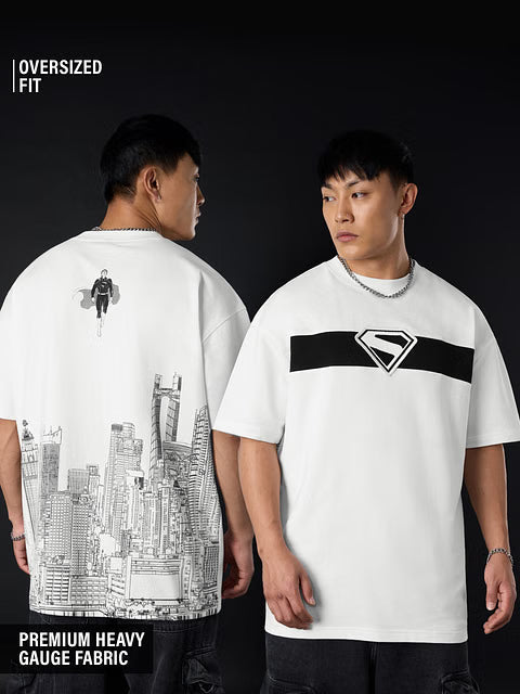Superman Fly Up Oversized T-Shirts