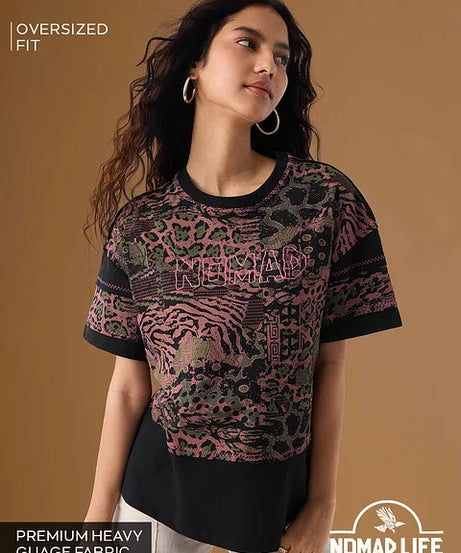 Nomad Primal Tribe Women Oversized T-Shirts