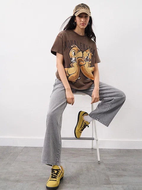 Disney Troublemakers Women Oversized T-Shirts