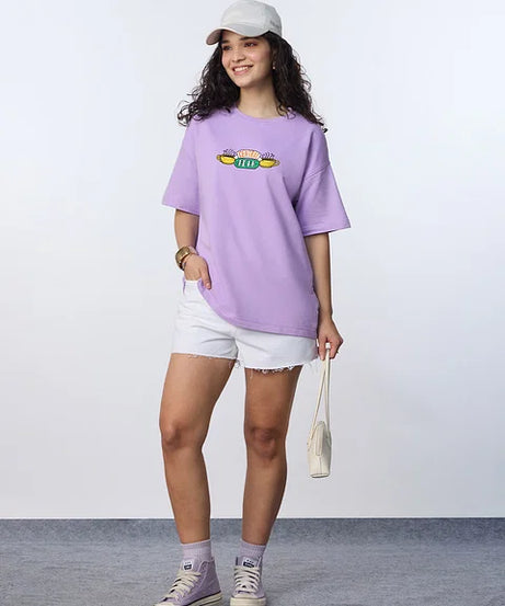 FRIENDS Coffee Shop Women Oversized T-Shirts
