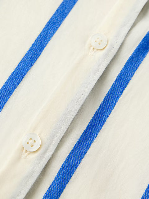 Stripe Sailor Women Boyfriend Shirts