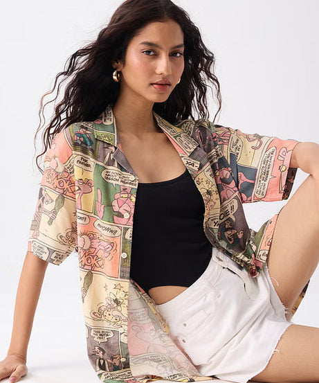 Pink Panther Comics Women Holiday Shirts