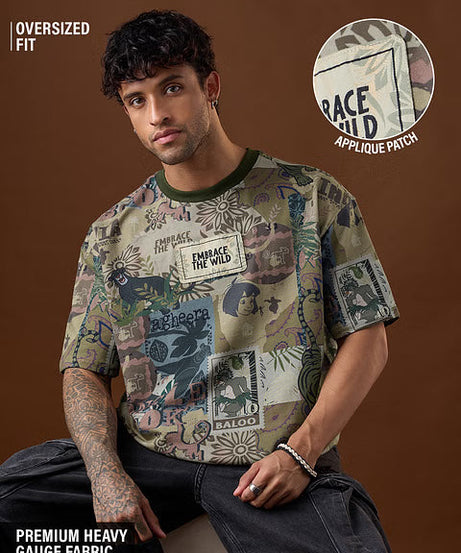 Jungle Book The Wild Oversized T-Shirts