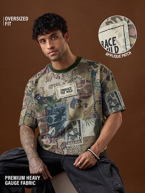 Jungle Book The Wild Oversized T-Shirts