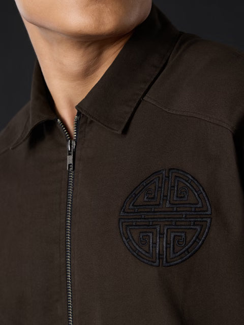 Zipper Kung Fu panda Oversized Shirts