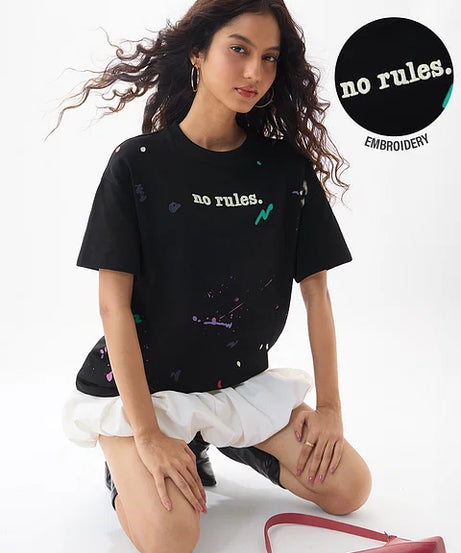 No Rules Women Oversized T-Shirts