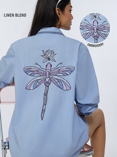 Cotton Linen Wild Spirit Women Shirts