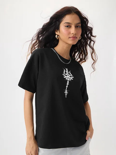 Asura Bomma Women Oversized T-Shirts