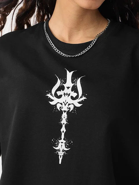 Asura Bomma Women Oversized T-Shirts