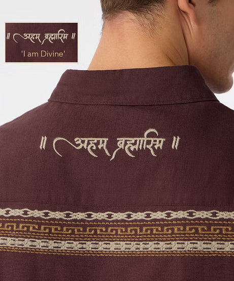 Aham Bramhasmi Cotton Linen Shirts
