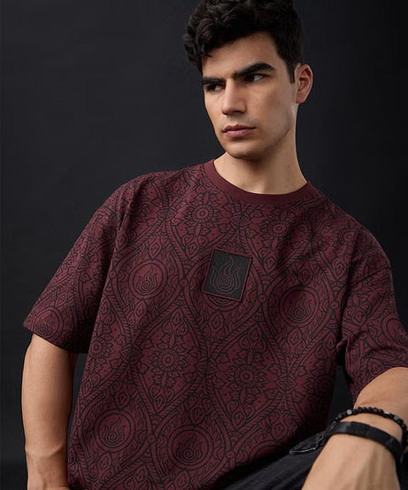 Avatar Fire Bender Oversized T-Shirts