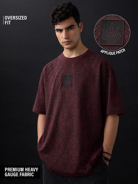 Avatar Fire Bender Oversized T-Shirts
