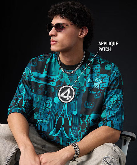 Fantastic Four Team Up Oversized Jerseys