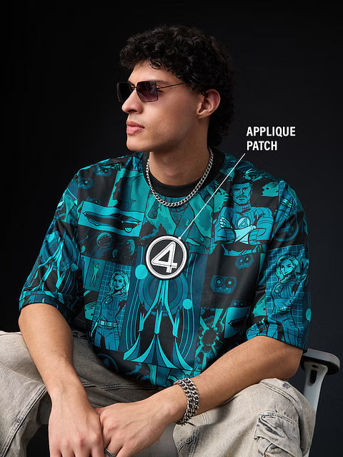 Fantastic Four Team Up Oversized Jerseys
