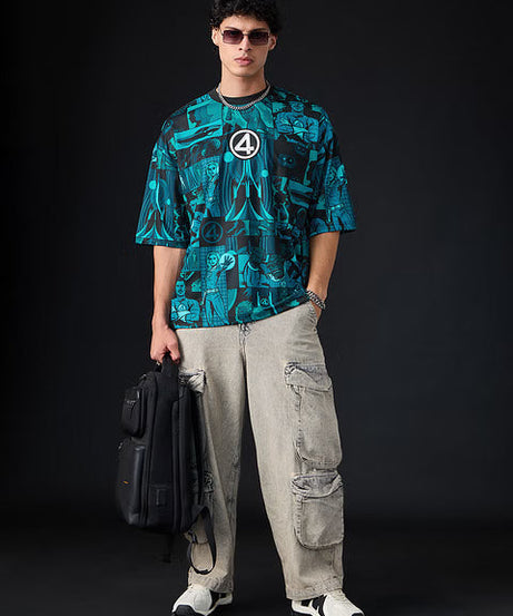 Fantastic Four Team Up Oversized Jerseys
