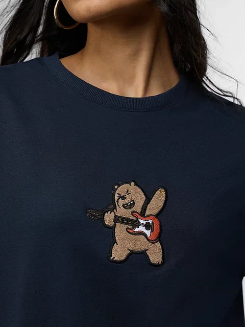 We Bare Bears Rockstar Women Oversized T-Shirts