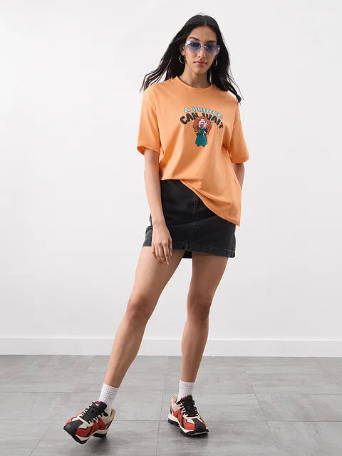 Disney Prince Can Wait Women Oversized T-Shirts