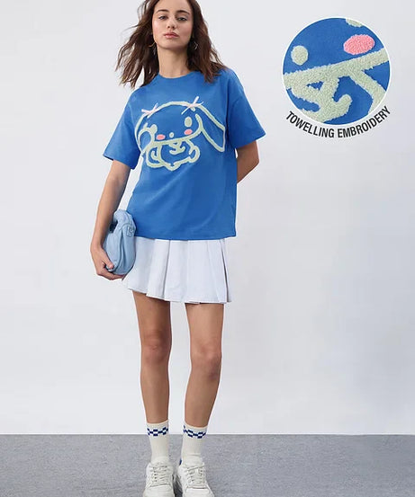 Hello Kitty Cinnamoroll Women Oversized T-Shirts