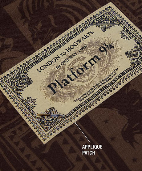Harry Potter Platform Ticket Oversized T-Shirts
