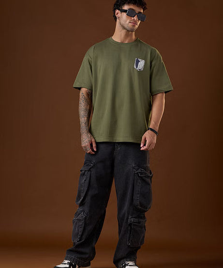 Attack On Titan Survey Corps Oversized T-Shirts