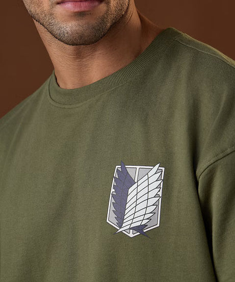 Attack On Titan Survey Corps Oversized T-Shirts