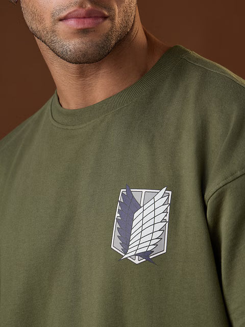 Attack On Titan Survey Corps Oversized T-Shirts