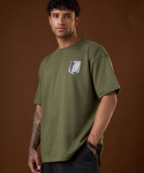 Attack On Titan Survey Corps Oversized T-Shirts