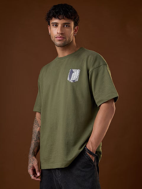 Attack On Titan Survey Corps Oversized T-Shirts