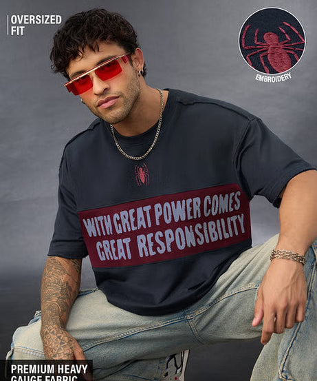 Spider-Man Responsibility Oversized T-Shirts