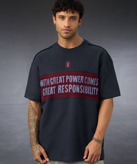 Spider-Man Responsibility Oversized T-Shirts