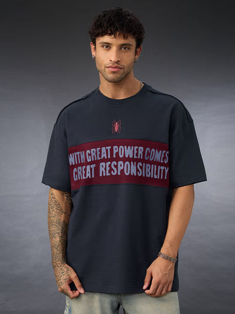 Spider-Man Responsibility Oversized T-Shirts