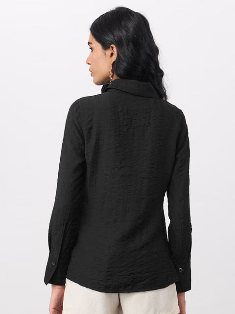 Textured Shirt Aura Women Shirts