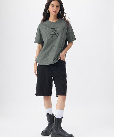 Harry Potter Mischief Managed Women Oversized T-Shirts