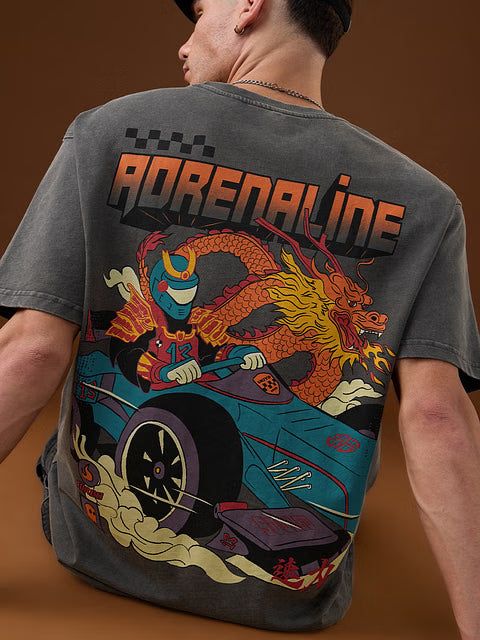 Ukiyo Adrenaline Oversized T-Shirts