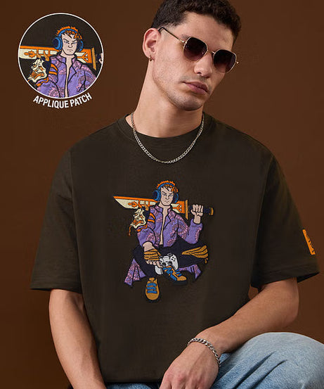 Ukiyo E-Gamer Oversized T-Shirts